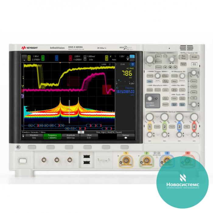 DSOX6004A �����������: �� 1 ��� �� 6 ���, 4 ���������� ������